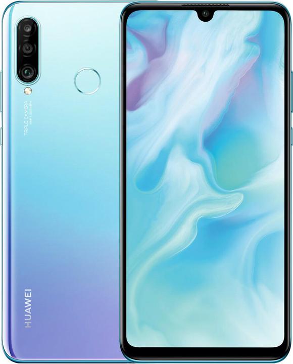 Huawei P30 Lite (6GB) Nuova Edizione (256 GB, Breathing Crystal, 6.15", Doppia SIM Ibrida, 48 Mpx, 4G)