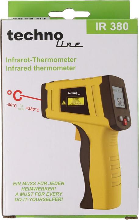 Produktbild Technoline IR 380 Thermometer Infrarot-Thermometer zu der Temperaturmessung aus der Ferne