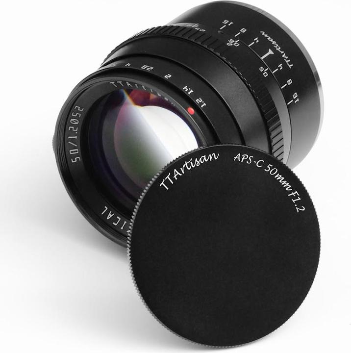 Image du produit TTArtisan 50mm f1.2 pour monture Fuji FX (APS-C) (Fujifilm X, APS-C / DX)