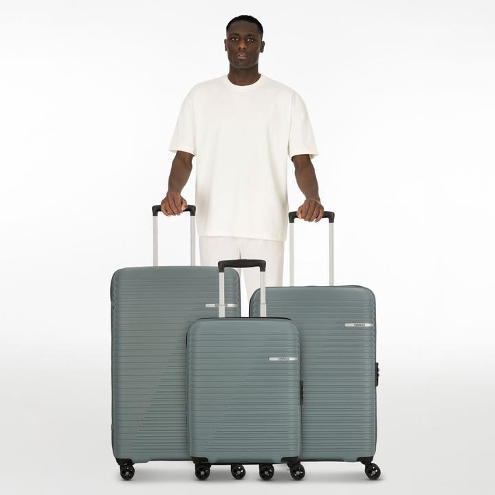 Actual product image American Tourister Liftoff 4 Rollen Kofferset 3-teilig mit Dehnfalte (208 l, XL (from 140l))