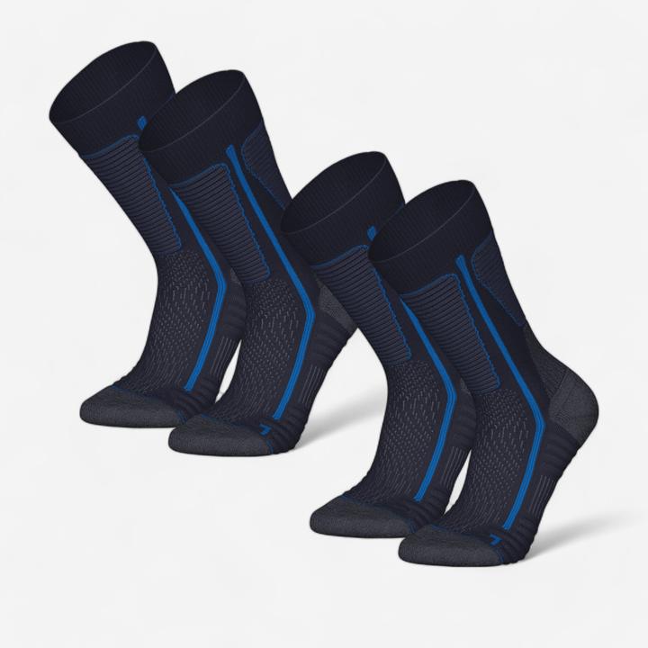 Produktbild Quechua Wandersocken Damen/Herren warm halbhoch - SH500 Mountain 2 Paar (43, 46)