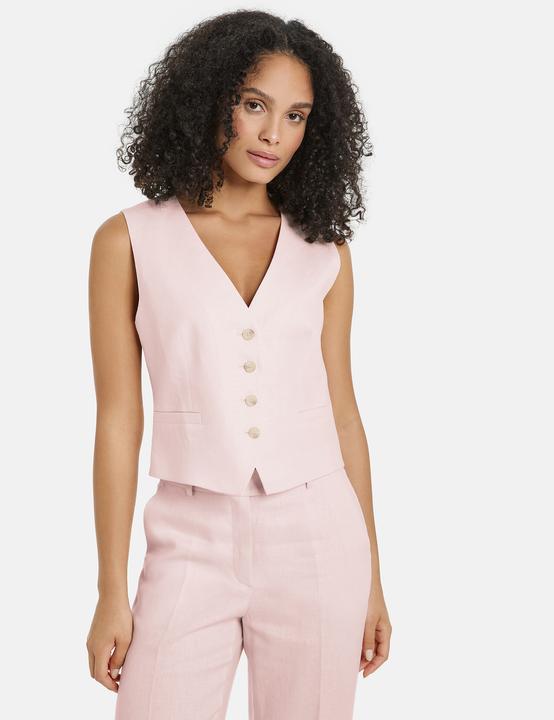 Produktbild Gerry Weber Elegante Weste aus Leinen Weste Indoor lang (46)