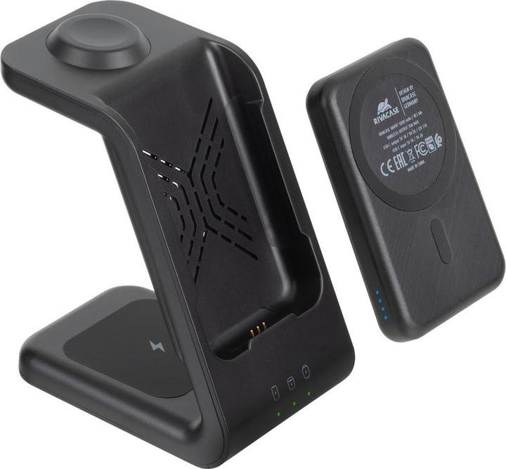 Image du produit Rivacase VA4917 Chargeur sans fil Qi 15W avec batterie externe avec QC/PD 5000mAh Quick Charge Functi (15 W)