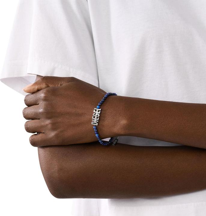 Immagine prodotto Diesel Armband FONT (17.80 cm, Acciaio inossidabile, Pietra colorata)