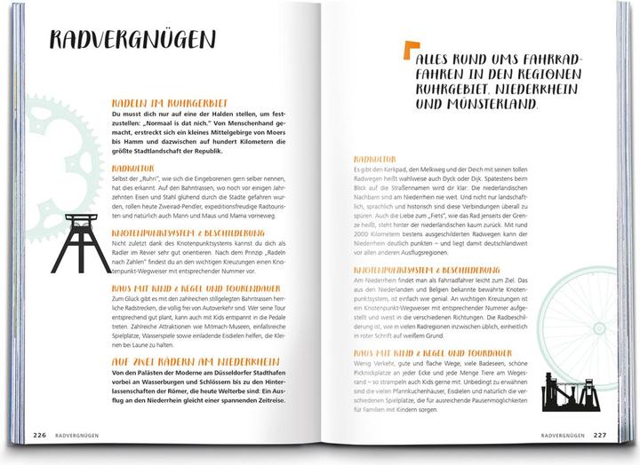Produktbild Radvergnügen Ruhrgebiet, Niederrhein & Münsterland mit Bahn und Bike (Deutsch, 2024)