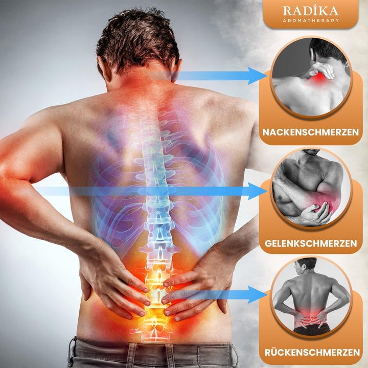 Produktbild Radika Massageöl, Entspannendes Massage-Öl, 100% Rein, BIO, natürlich, 100 ml (100 ml)