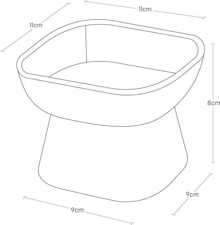 Productafbeelding Yamazaki Keramik-Futternapf TOWER (0.37 l)