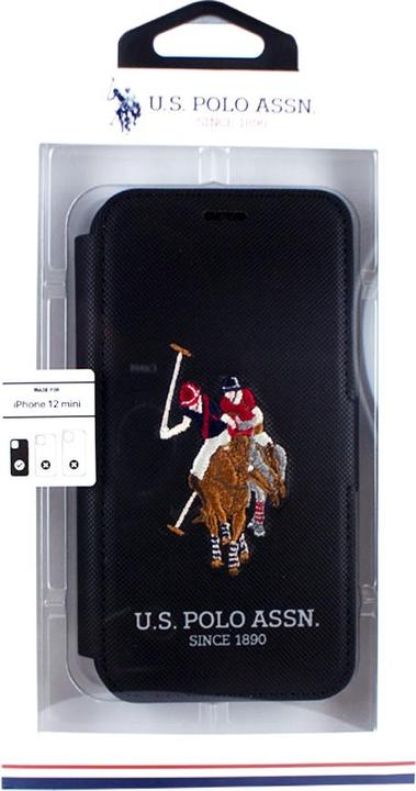 Actual product image U.S. Polo US Polo USFLBKP12SPUGFLBK iPhone 12 mini 5.4 inches black (Apple iPhone 12 mini)