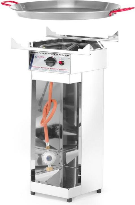 Productafbeelding Hendi Fiesta 600 gasbarbecue met paellapan (4.80 kW)