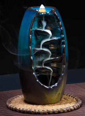 Actual product image Spirual INCENSE Waterfall Burner