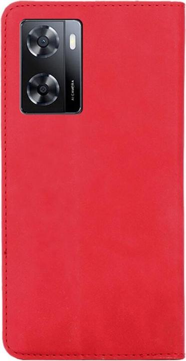 Produktbild Cover-Discount OPPO A57s - Stand Flip Case Hülle rot (Oppo A57s)