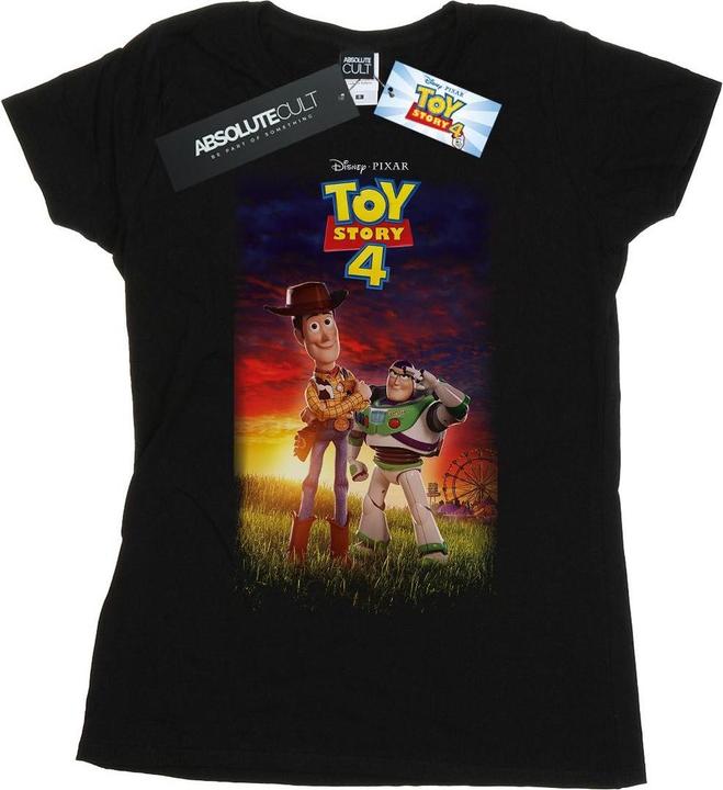Disney Toy Story 4 Buzz And Woody Poster TShirt (L)