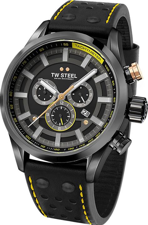 TW-Steel SVS207 Fast Lane Chronograph Limited Edition Herrenuhr 48mm 10ATM (Chronograph)