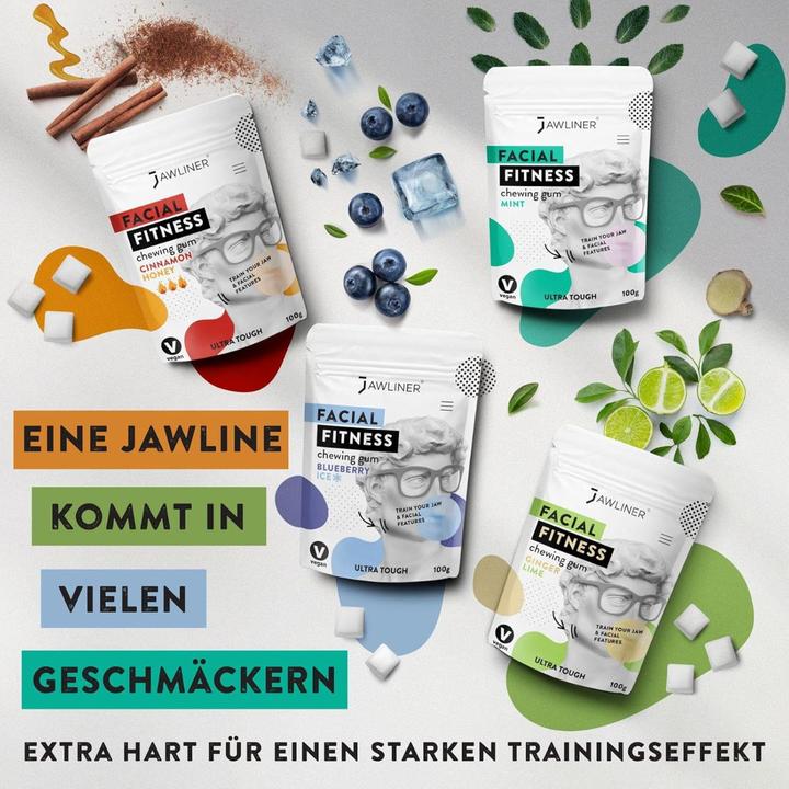 Produktbild Jawliner Fitness Chewing-Gum (60 Stück, Gummies)