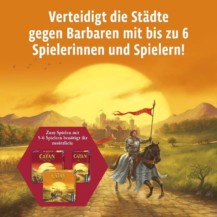 Produktbild Kosmos CATAN - Ergänzung 5-6 Spieler - Städte & Ritter (Deutsch)