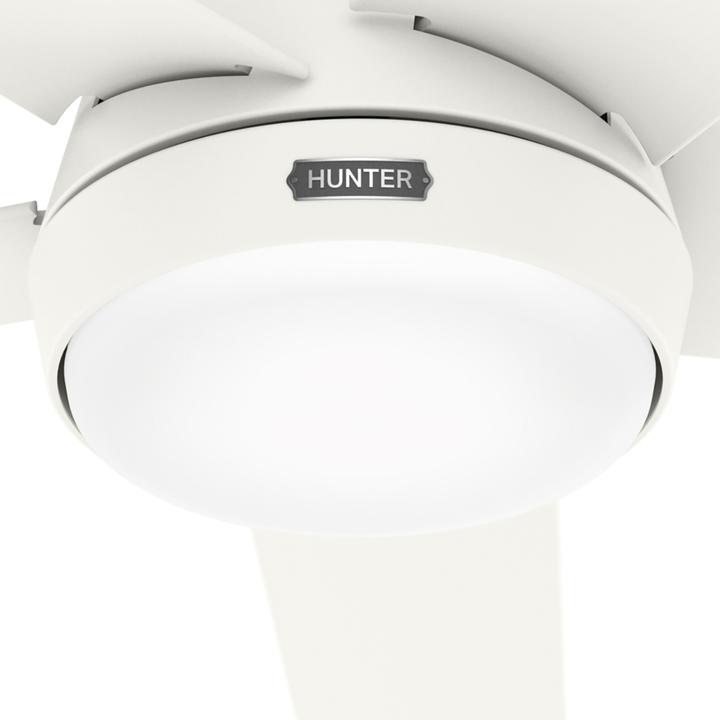 Produktbild Hunter Fans Outdoor Deckenventilator Marina Weiss mit LED (42 dB)