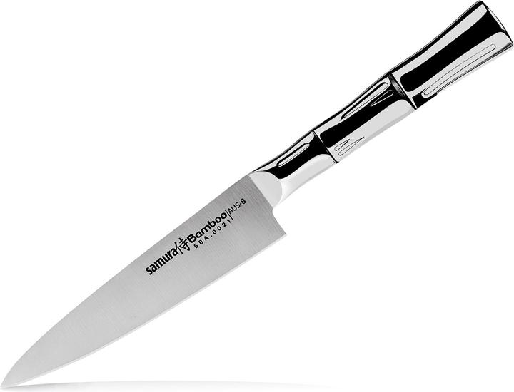 Image du produit Samura BAMBOO Universal Kitchen Utility knife 5"/ 125mm made of AUS 8 Japanese steel 59 HRC (12.50 cm)