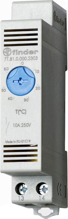 Produktbild Finder Vari-Thermostat 1S-10A f. DIN-Schiene 7T.81.0.000.2303