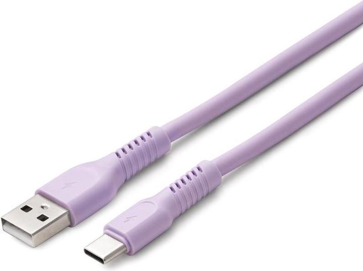 Actual product image Forever COLORUM cable USB-A - USB-C 1,8m 3A CK60-AC-09 xLavenda (1.80 m)