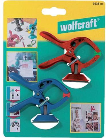 Actual product image wolfcraft wolfcraft 1 microfix - Federzwingen-Set 2-tlg. (30 mm)