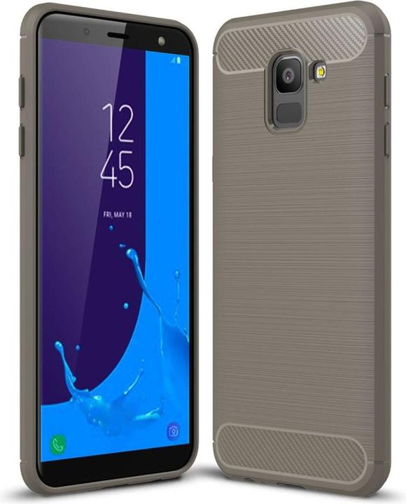 Actual product image König Design Mobile Phone Cover for Samsung Galaxy J6 Protective Case Backcover Bumper Cases Frame Grey (Samsung Galaxy J6)