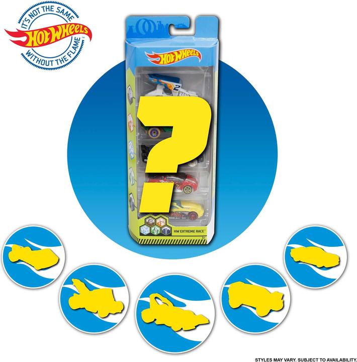 Image du produit Hot Wheels Assortiment de 5 coffrets cadeaux