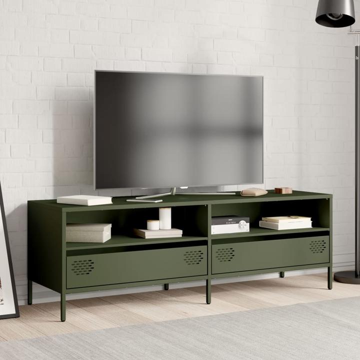 Produktbild VidaXL TV Schrank Lowboard Fernsehschrank Fernsehtisch Kaltgewalzter Stahl
