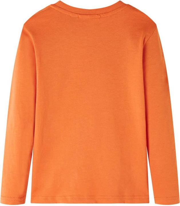Immagine prodotto VidaXL Camicia da bambino a maniche lunghe arancione scuro 104,Materiale: 100 (104)