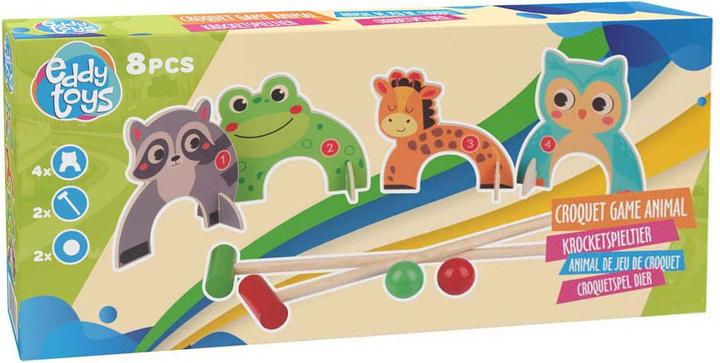 Immagine prodotto Marionette Wooden Toys Gioco del croquet animale 8 pezzi