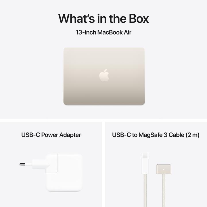 Produktbild Apple MacBook Air – 2025 (13.60", M4, 16 GB, 256 GB, DE)