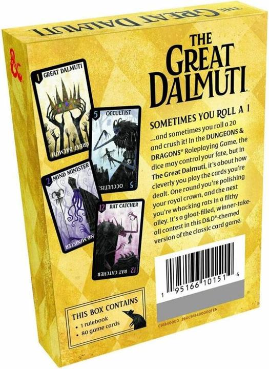Actual product image Wizards of the Coast The Great Dalmuti: Dungeons & Dragons (English)
