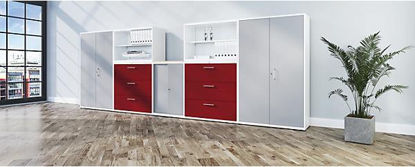 Actual product image Mauser Cabinet combination with suspension file drawers (120 x 43 x 50 cm)