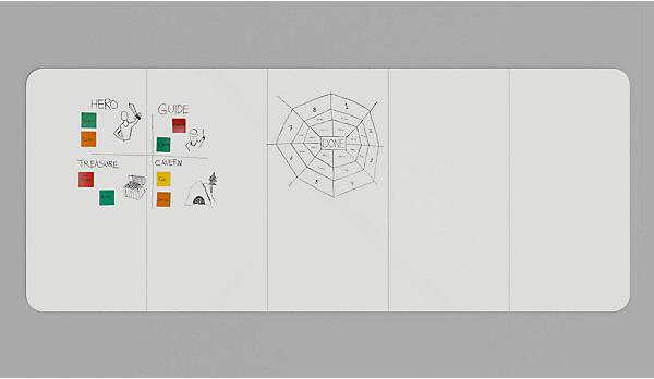 Produktbild smiT Design-XXL-Whiteboard VisuWall