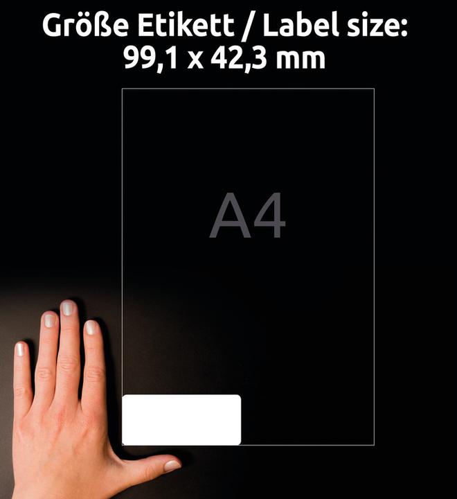 Produktbild Avery Wetterfeste Etiketten, ablösbar