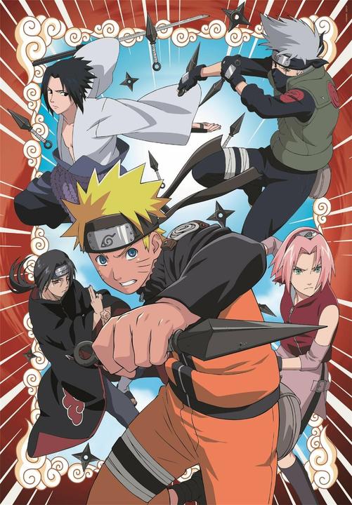 Actual product image Clementoni 1000 piece puzzle: Naruto Shippuden (1000 pieces)