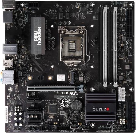 Supermicro C7b360-Cb-M : Lga1151 (LGA 1151, Intel B360 Express, mATX)