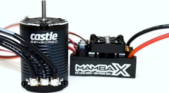 Produktbild Castle Creations Brushless-Antriebsset Mamba X Combo 1406-2850kV