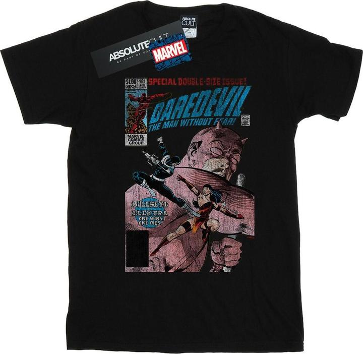 Daredevil Distressed Bullseye Vs Elektra Cover TShirt (S)