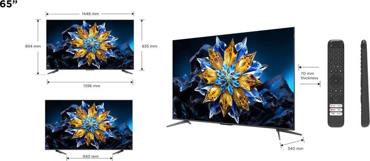 Immagine prodotto TCL 65C655 Pro (65", QLED, 4K, 2024)