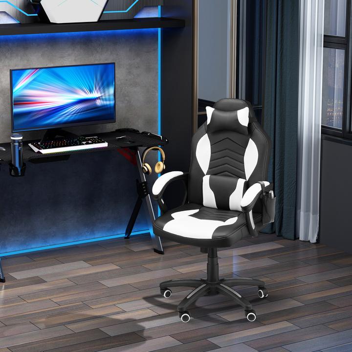 Produktbild Homcom Sportlicher Chefsessel mit Massage- und Wärmefunktion