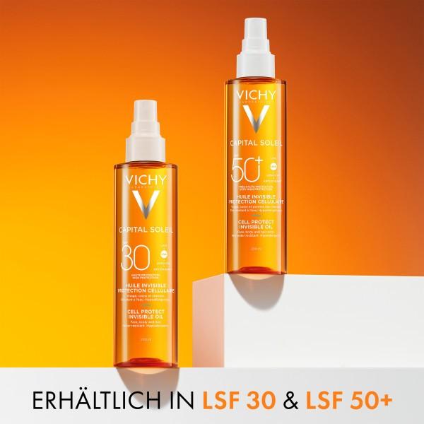 Actual product image Vichy Capital Soleil Invisible (Suntan oil, SPF 50+, 200 ml)