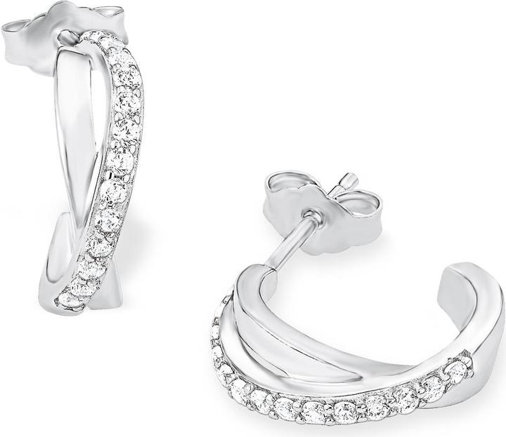 Amor Creolen (Silber, Zirkonia)