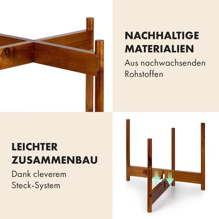 Produktbild Fox & Fern Pflanzenstaender Akazie XL