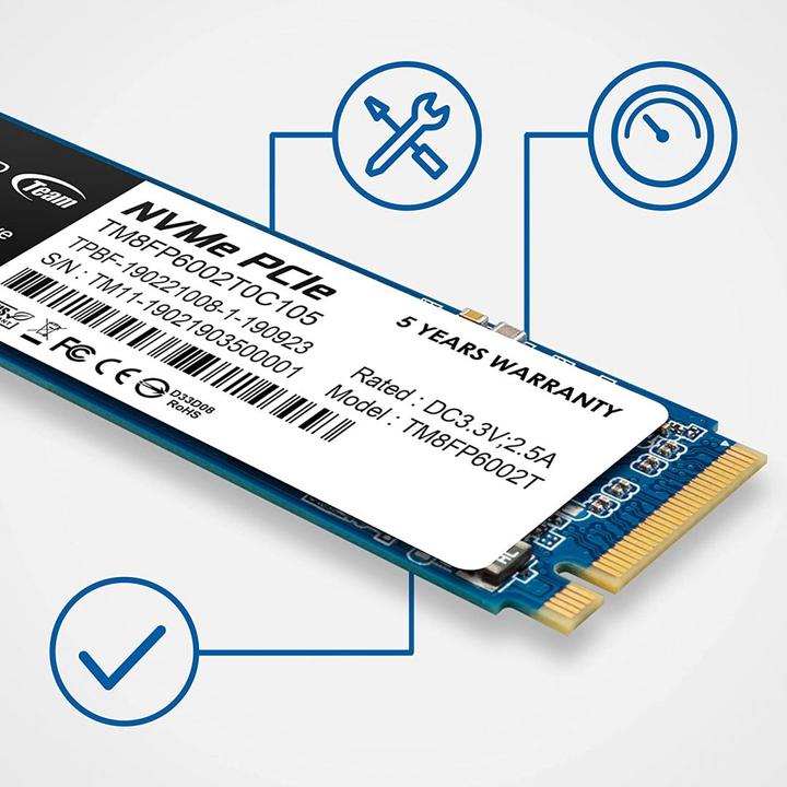 Immagine prodotto Team Group MP33 (256 GB, M.2 2280)