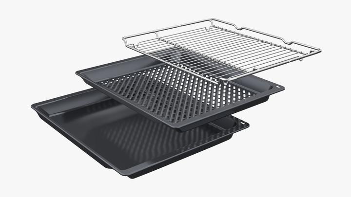 Produktbild Bosch Hausgeräte Serie 6, Einbau-Backofen, 60 x 60 cm, Schwarz, HBG578BB3