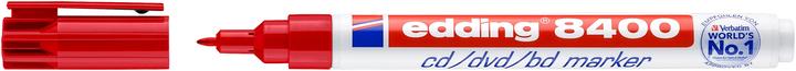 Produktbild Edding CD/DVD/BD Marker 8400 (Rot, 0.50 mm, 1 x)