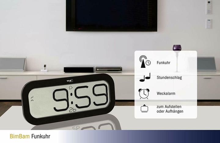 Actual product image TFA Radio wall clock 60.4514.01