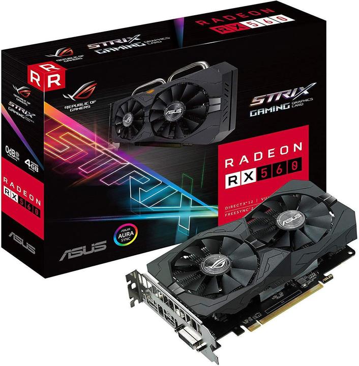 Produktbild ASUS Radeon STRIX RX 560 4G GAMING (4 GB)