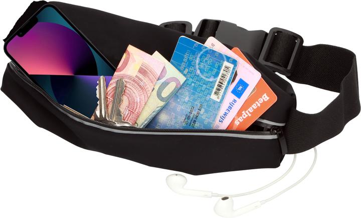 Actual product image Mobiparts Comfort Fit Sport Belt Apple iPhone 13 Mini Black