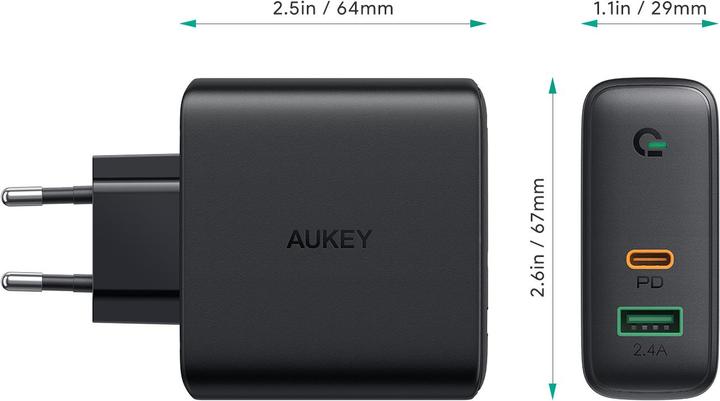 Actual product image Aukey PA-D3 (60 W)